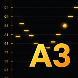 Biểu tượng VocalRange: Máy đo cao độ